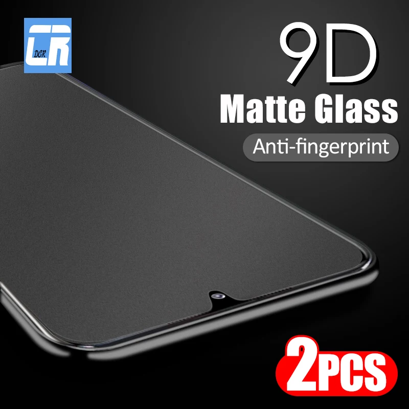 9D No Fingerprint Matte Glass for Samsung Galaxy M31 M51 M21 M01 M02 M11 M62 M12 M42 A22 A42 A21S A52  F62 F41 Screen Protector