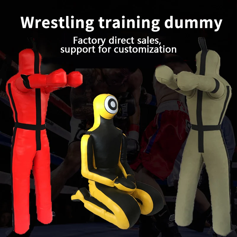 170cm High Weight 50-60kg MMA Wrestling Dummy Empty Shell Boxing Dummy Fire Training Dummy Boxing Punching Bag Training