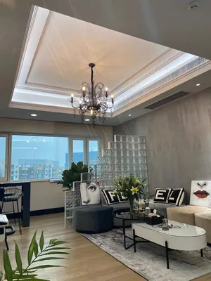 Baroque Black White Designer Hanging Lamps LED Pendant