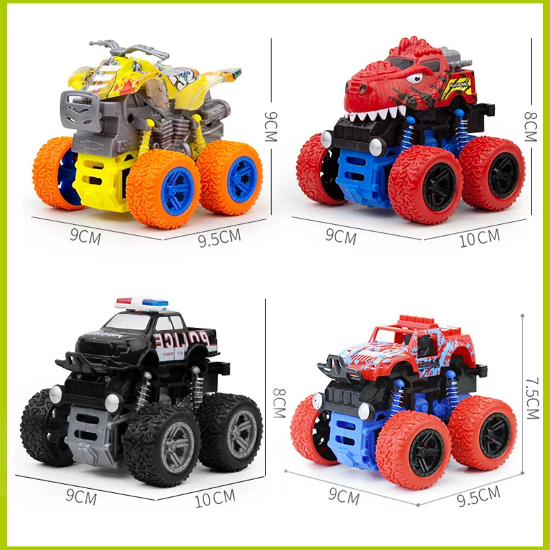 Clear inventory and sell Kid's cars toys trucks inertia SUVs friction powered cars baby boys Blaze trucks at a low price