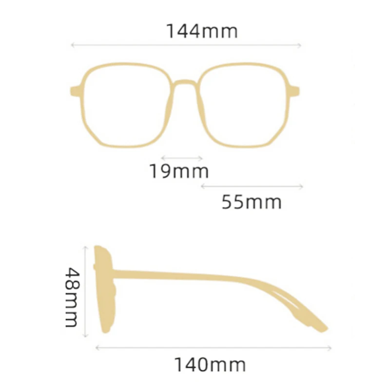 KatKani-gafas Retro transparentes para hombre y mujer, anteojos Ultra ligeros TR90 con marco para ordenador, con acabado de luz azul, T2055