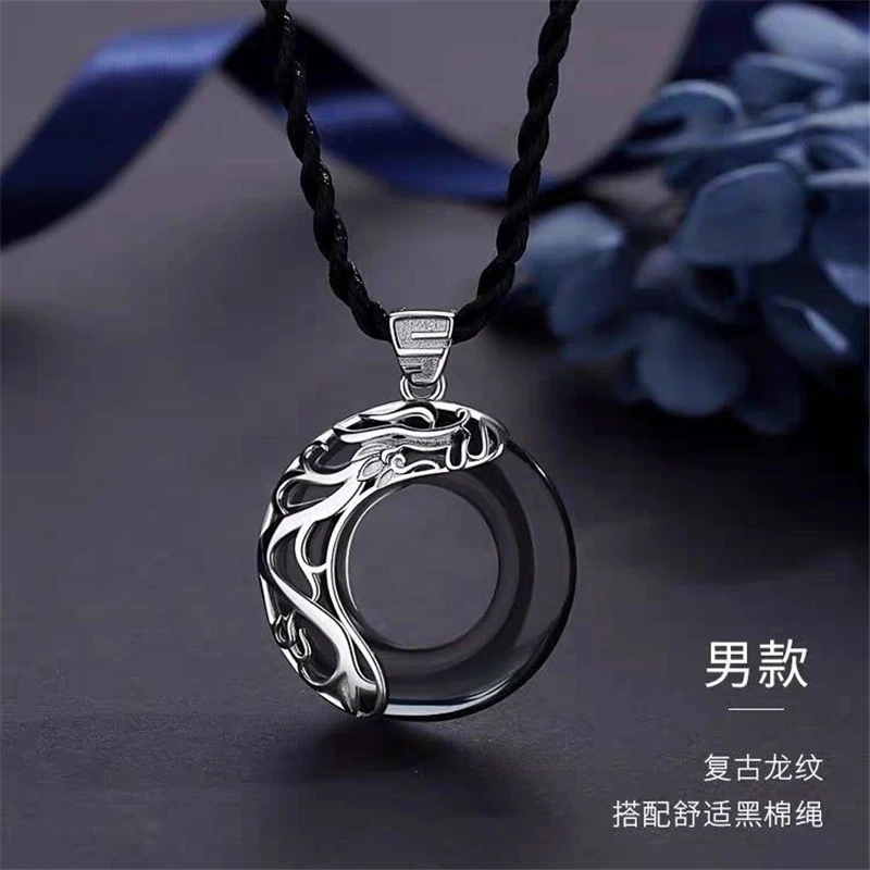 Heaven Officials Blessing Couple Necklaces Moonlight Pendant Necklace For Lovers Tian Guan Ci Fu Jewelry Valentine\'s Day Gift