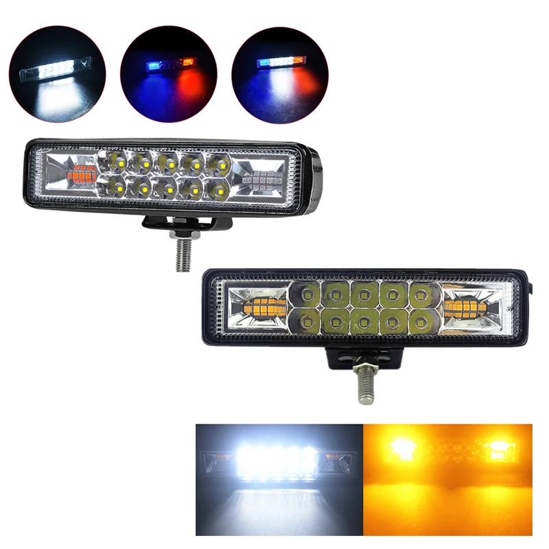 DHBH-48W 스트로브 플래시 작업 빛 Led 바 Offroad 4X4 Atv 지프 Suv 오토바이 트럭 트레일러 자동차 액세서리 12V