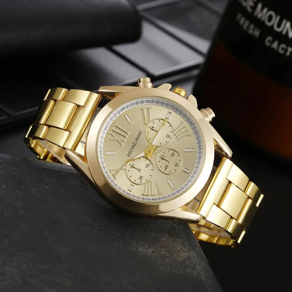 Jam Tangan Wanita Modis Baja Tahan Karat Perak Emas Jam Tangan Wanita Mewah Merek Baru 2025 Jam Tangan Kuarsa Wanita Roma Jam Hadiah