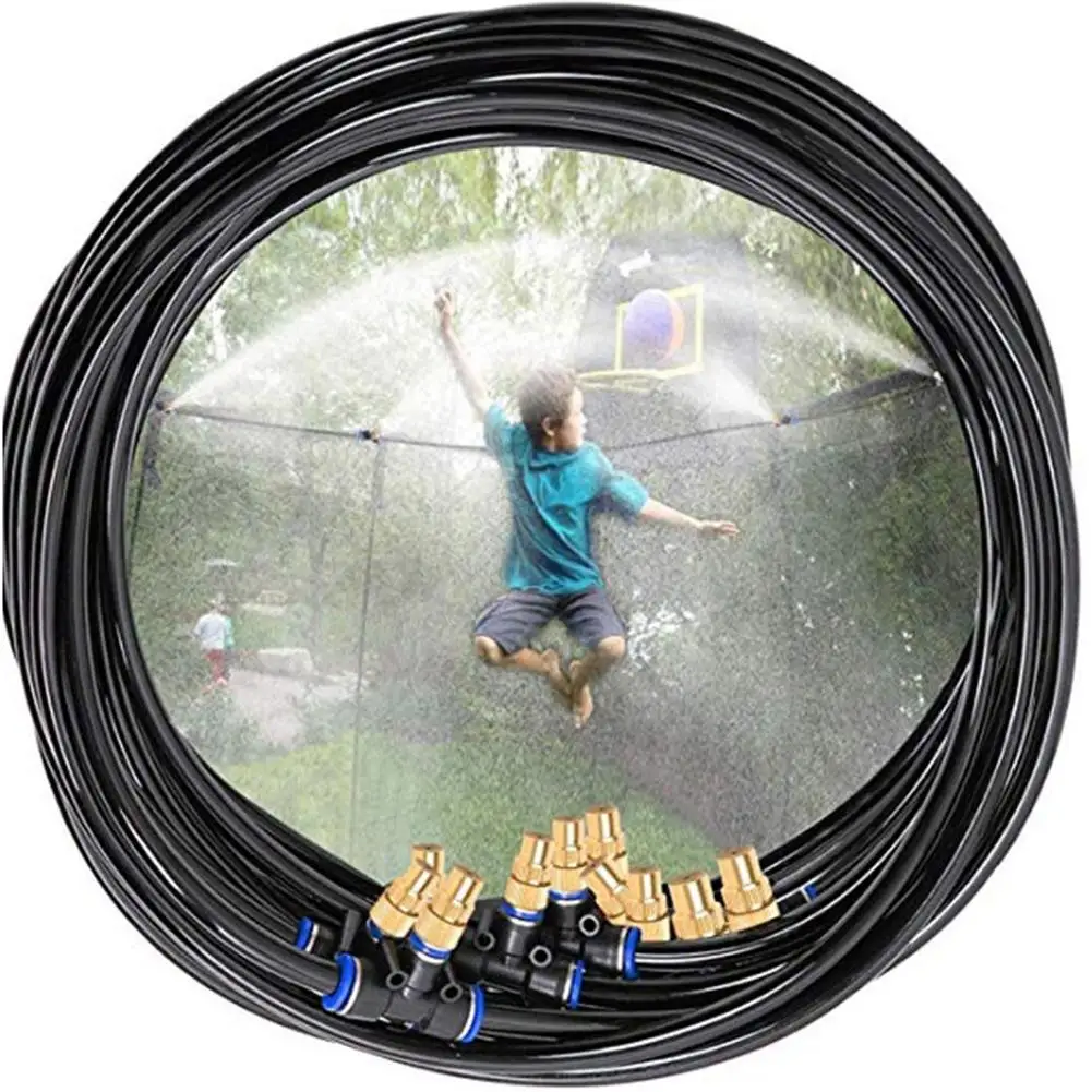 

Kids Waterpark Trampoline Sprinkler Multifunctional PE Tube Atomization Cooling Outdoor Garden Water Toy Trampoline Accessories