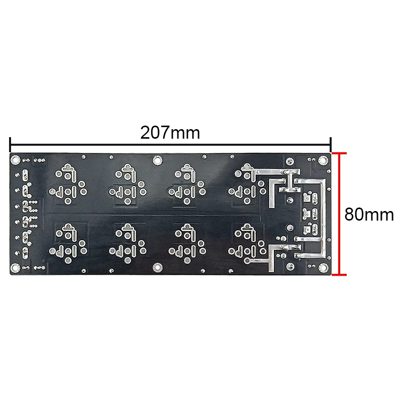 120A filtr prostownika listwa zasilająca lutowane 8 kondensator Schottky wzmacniacz dźwięku 35MM pojemność 207*80MM