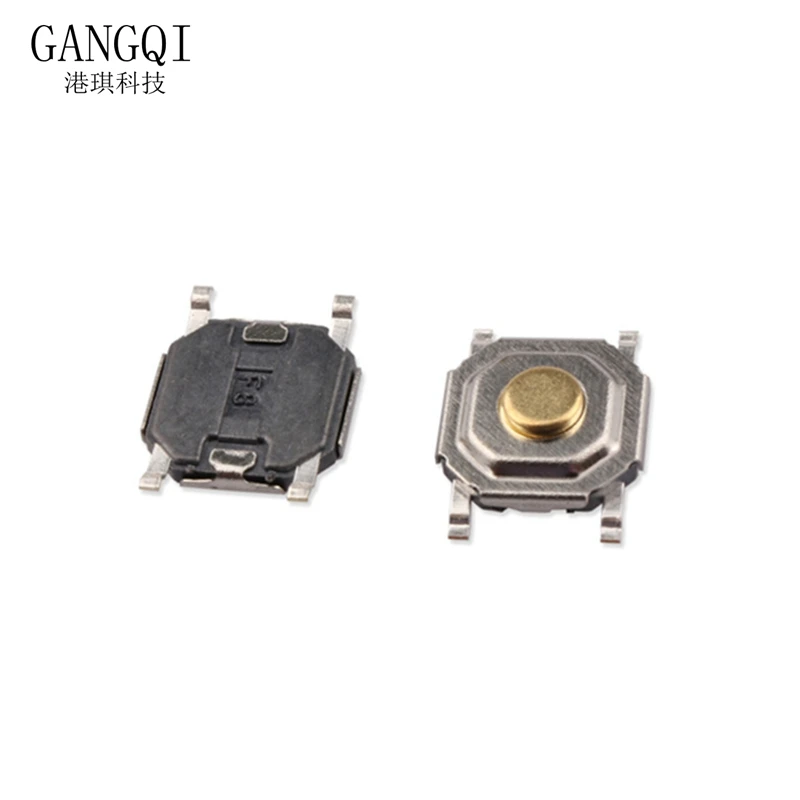 20PCS waterproof 4*4*1.5mm SMD 4pin Light touch switch SMD4 ON/OFF Touch button Touch micro switch 4*4*1.5 keys button