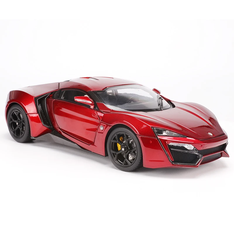 Kengfai Lykan Hyper 1:18 Alloy Car Model Open Al Doors Collection Of Mock-Up Car