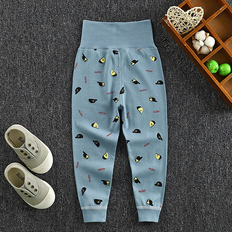 Autumn Spring Baby Pants Newborn Baby Boys Bottom Pants High Waist Infant Kids Harem Pants Baby Girls Leggings Toddler Trousers