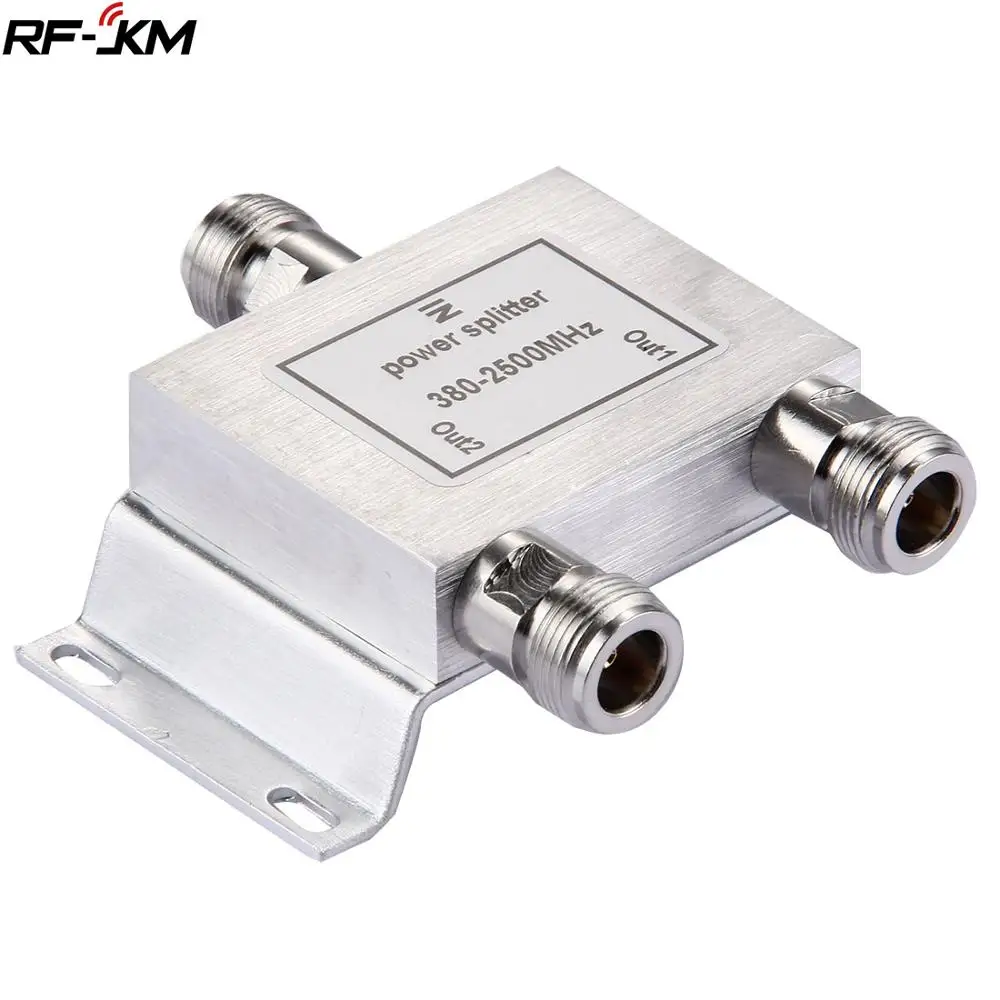 2-3 Way N Female Power Splitter telecom (380~2500MHz) N Type power divider,booster accessory SMA divider for communication