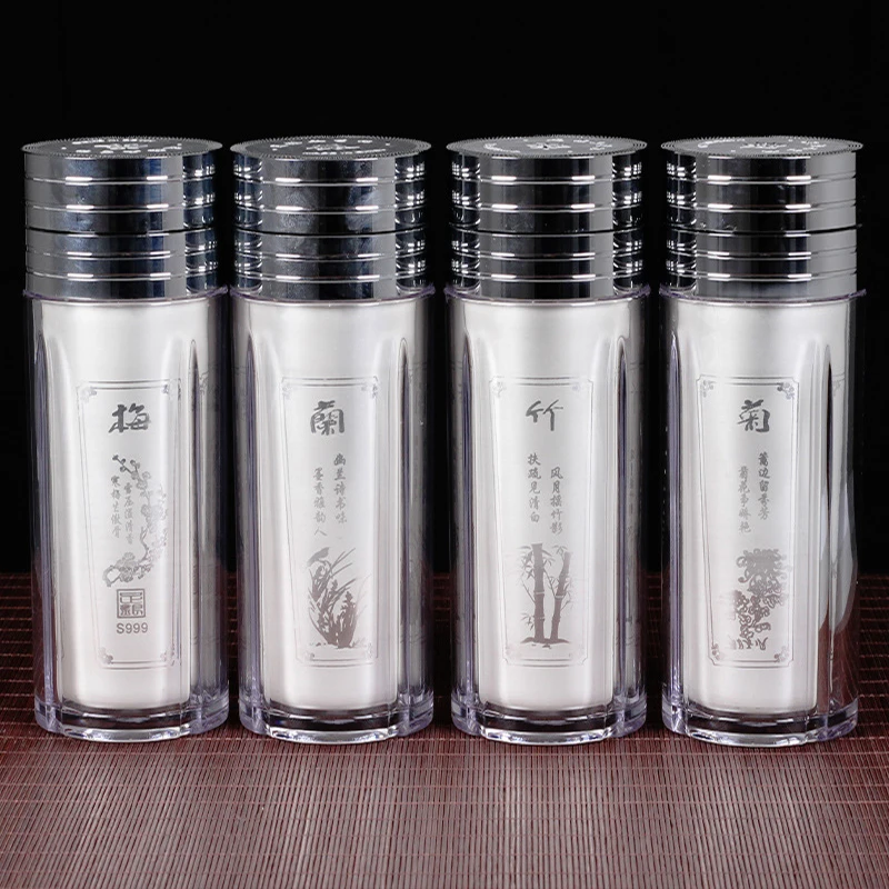 360ML vacuum silver-plated silver liner silver ion water cup, silver-plated cup, gift insulation cup, generous cup