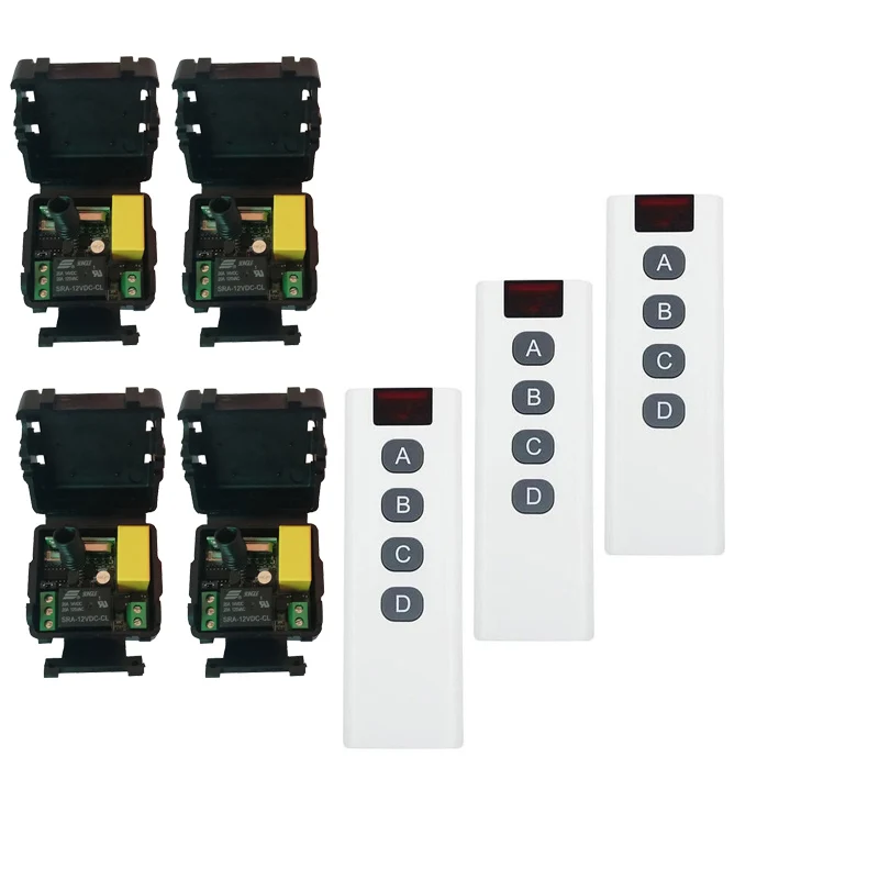 RF mini Wireless Remote Control switch AC 220 V 1 channel 10A Receiver  transmitter Street lamp/wardrobe lighting power on