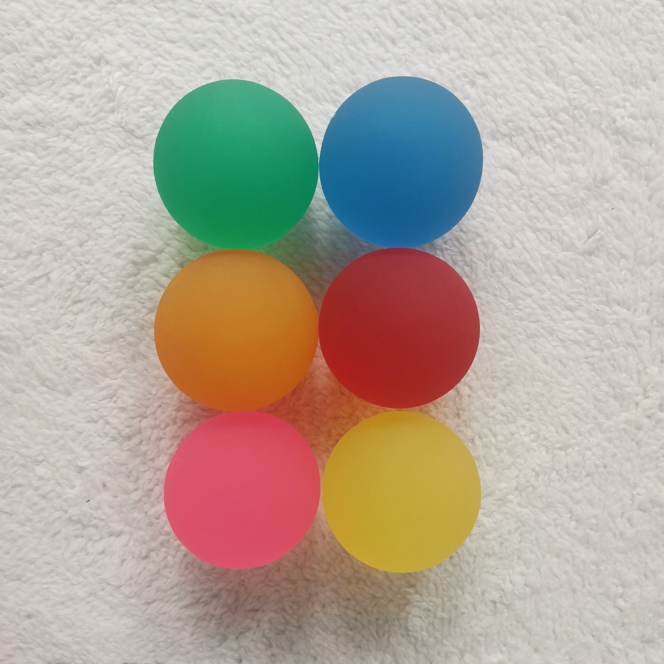 5.5cm Solid Color Rubber Bouncing Bouncy Balls Soft malabares Juggling Jumping Outdoor Sports Toys for Baby Kids