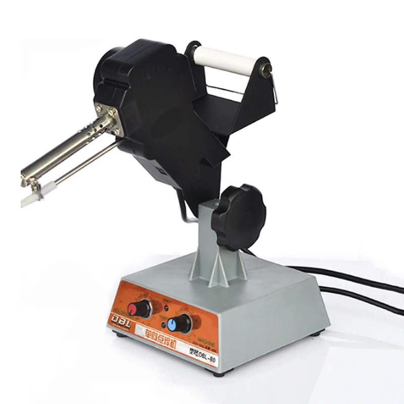 Automatic Foot Soldering Machine HCT-80 Fixed Adjustable Electric Welding Machine Soldering Iron Spot Welding Station