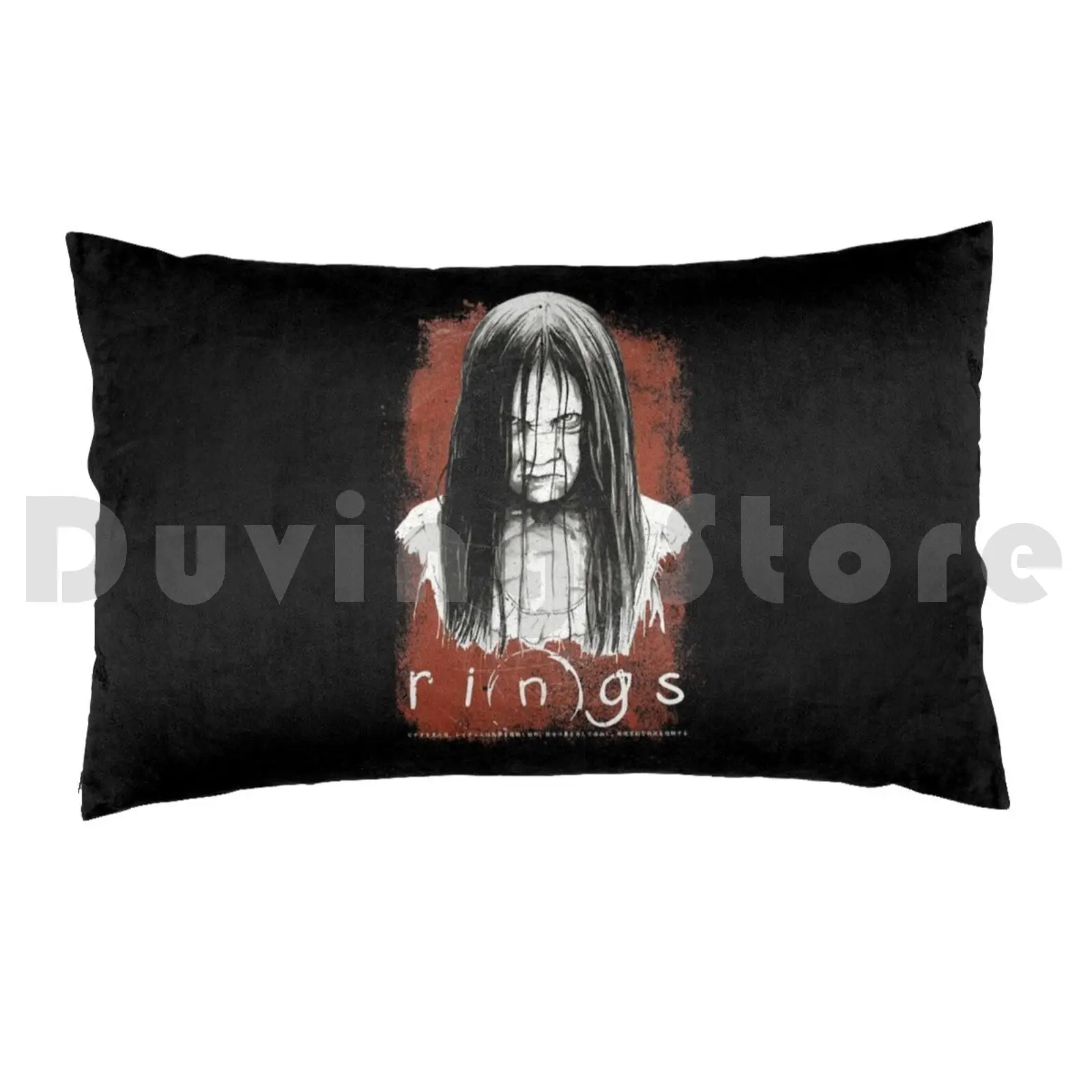 Samara Morgan-Scary Movies Pillow Case Printed 50x75 The Ring Rings Samara Scary Movies Cine Classics Horror