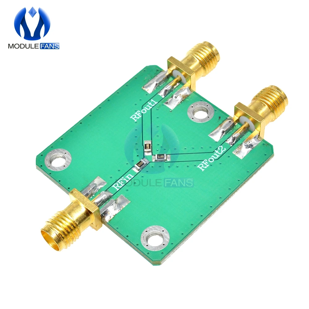 RF Mikrowelle Widerstand 6dB 50 Ohm RF Power Splitter Power Divider Splitter 1 Zu 2 Combiner SMA Radio Frequenz Teiler DC-5GHz – Detail 3