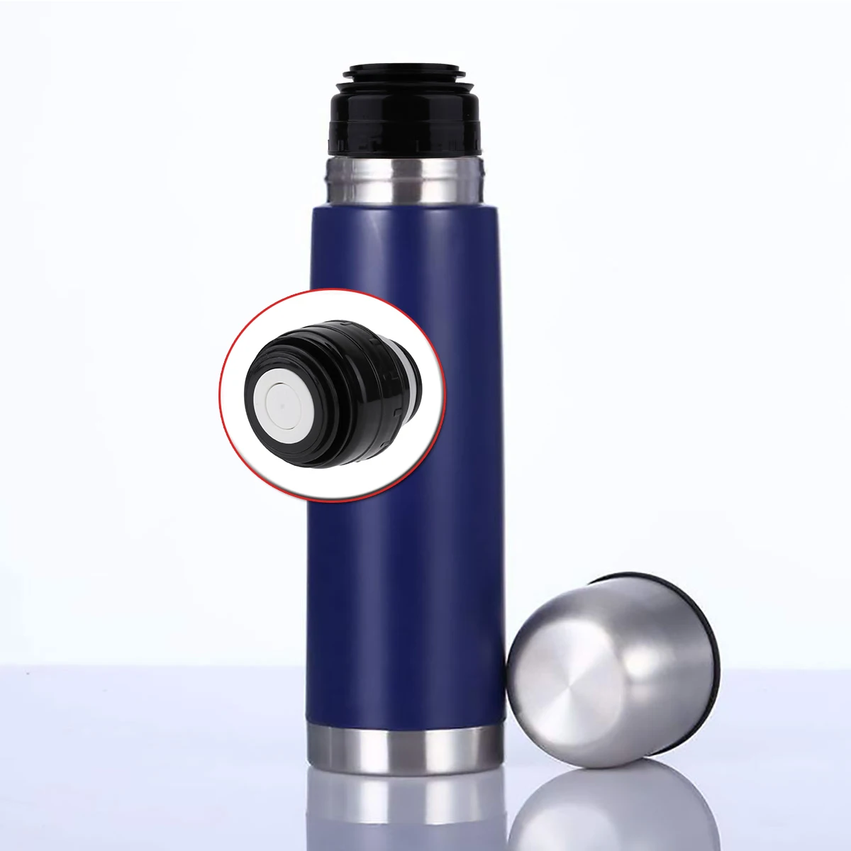 5.2cm Thermoses Cover Lids Outdoor Travel Vacuum Flask Lid Stainless Thermoses Accessories Cup Lid Mug Outlet Bullet Flask Cover