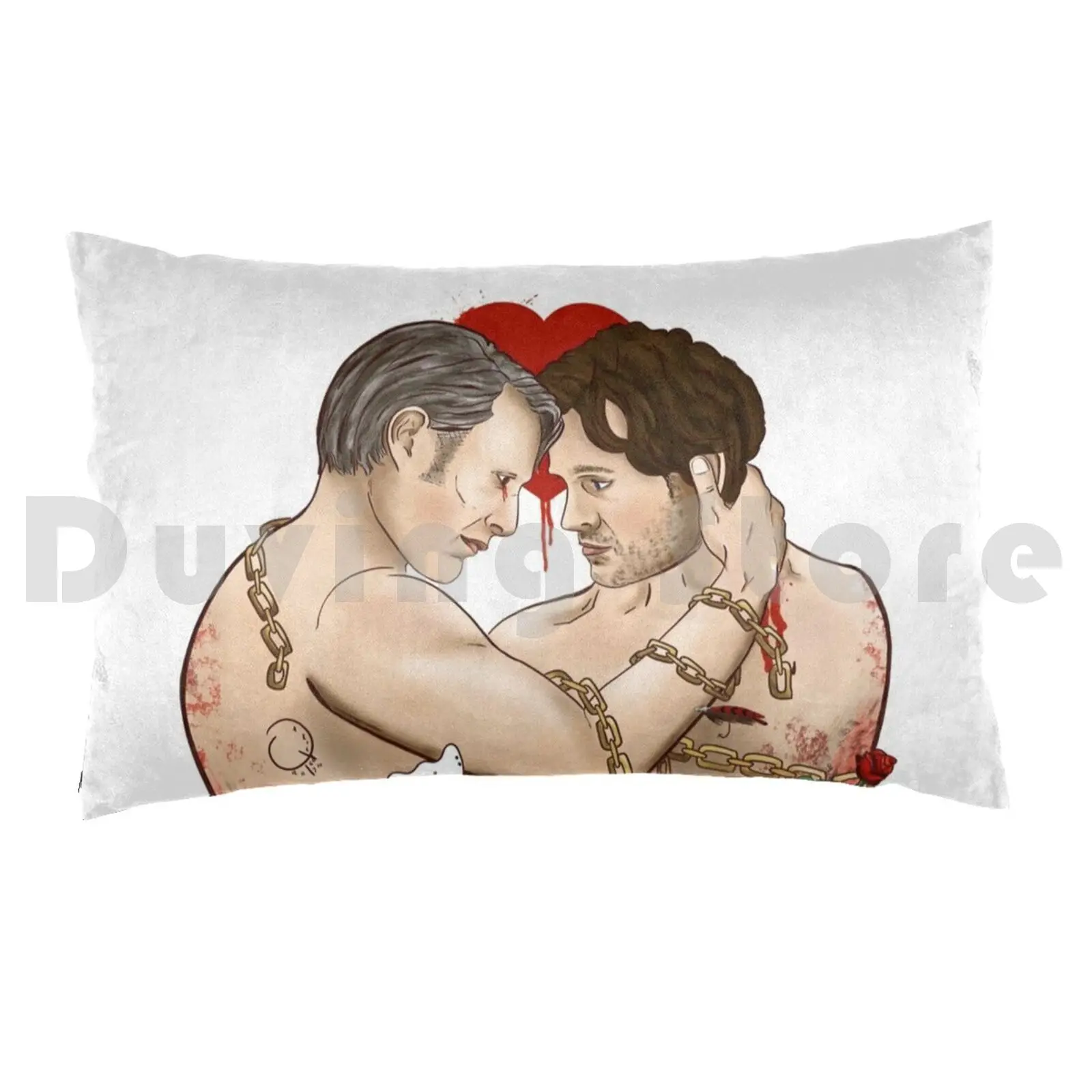 We Are Conjoined Pillow Case Printed 50x75 Hannibal Hannigram Lecter Murder Husbands Mads Mikkelsen Hugh Dancy