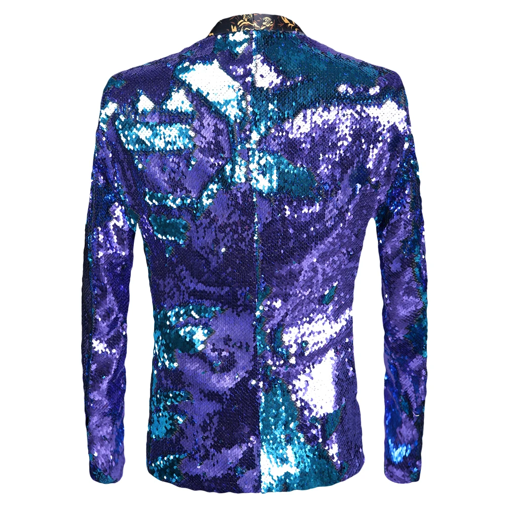 Chaqueta negra brillante de talla grande para hombre, Blazer hecho a mano, disfraz de DJ, cantantes, club nocturno, traje elegante, trajes de