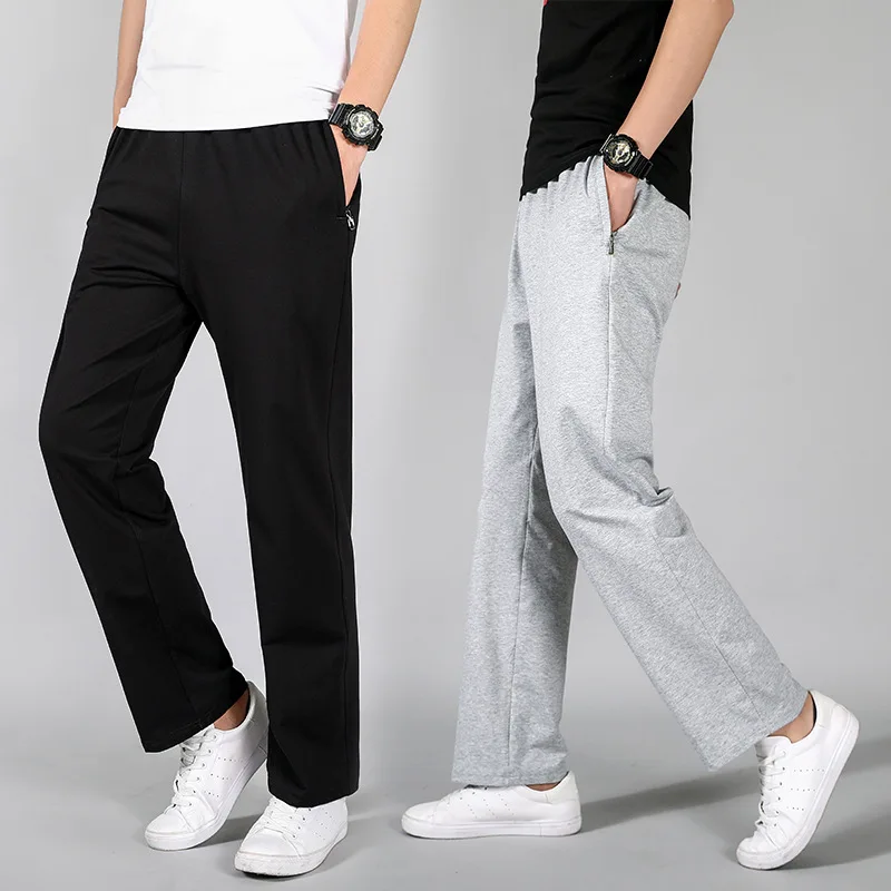 

Sports pants men's pants fall thin men's casual pants men's loose straight pants plus size Wei pants running pants