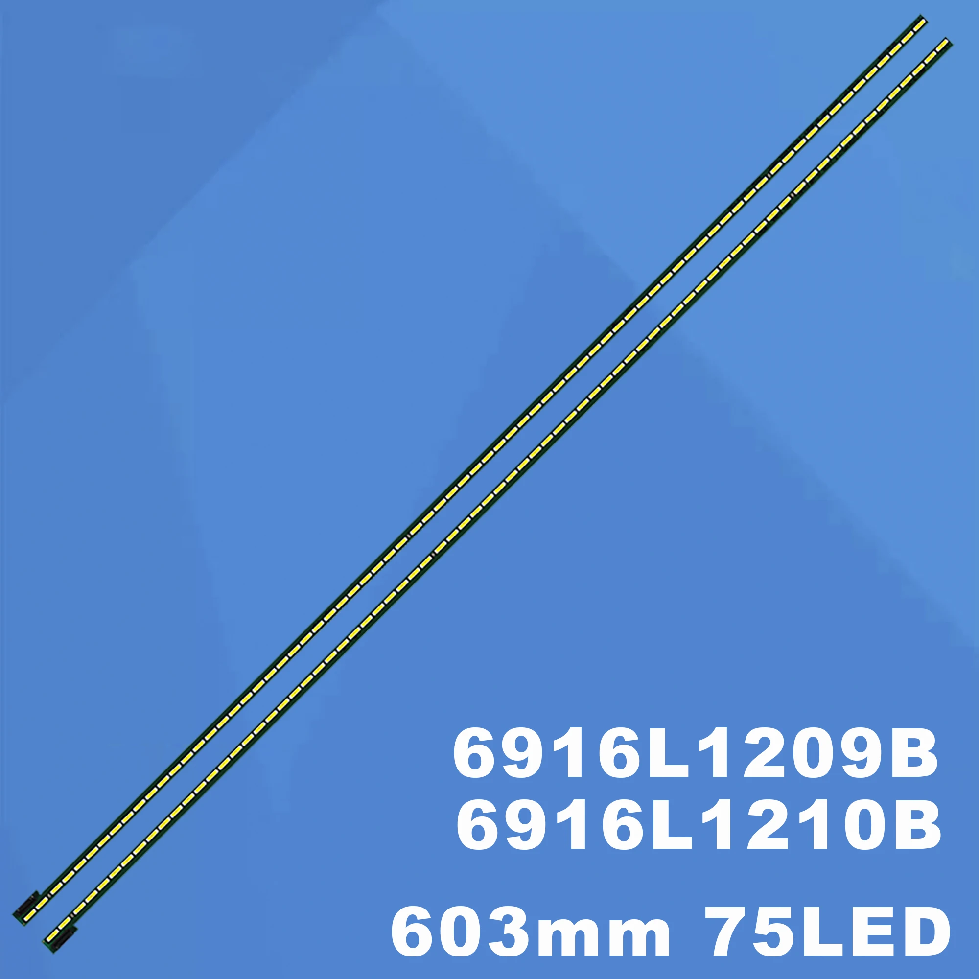 

New 10 PCS*75LED 605mm LED backlight stip for LG 55LA6800 6922L-0069A LC550EUH PF P1 55 V13 ART TV R L 6916L1210B 6916L1209B