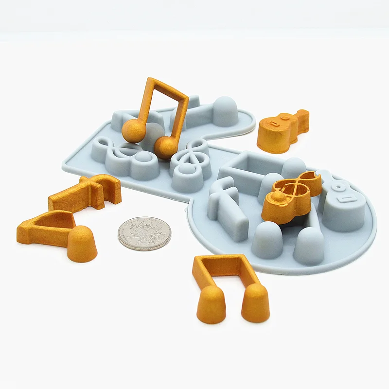 Music Note Silicone Mold Kitchen Resin Baking Tool DIY Cake Chocolate Ice Cube Fudge Lace Decoration Epoxy Moulds