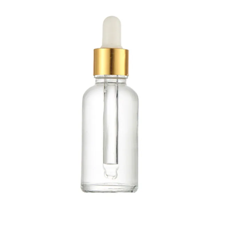 

5/10/15/20/30/50/100ML Clear Glass Dropper Bottle Reagent Pipette Essence Oil Empty Cosmetic Container Serum Makeup Refillable