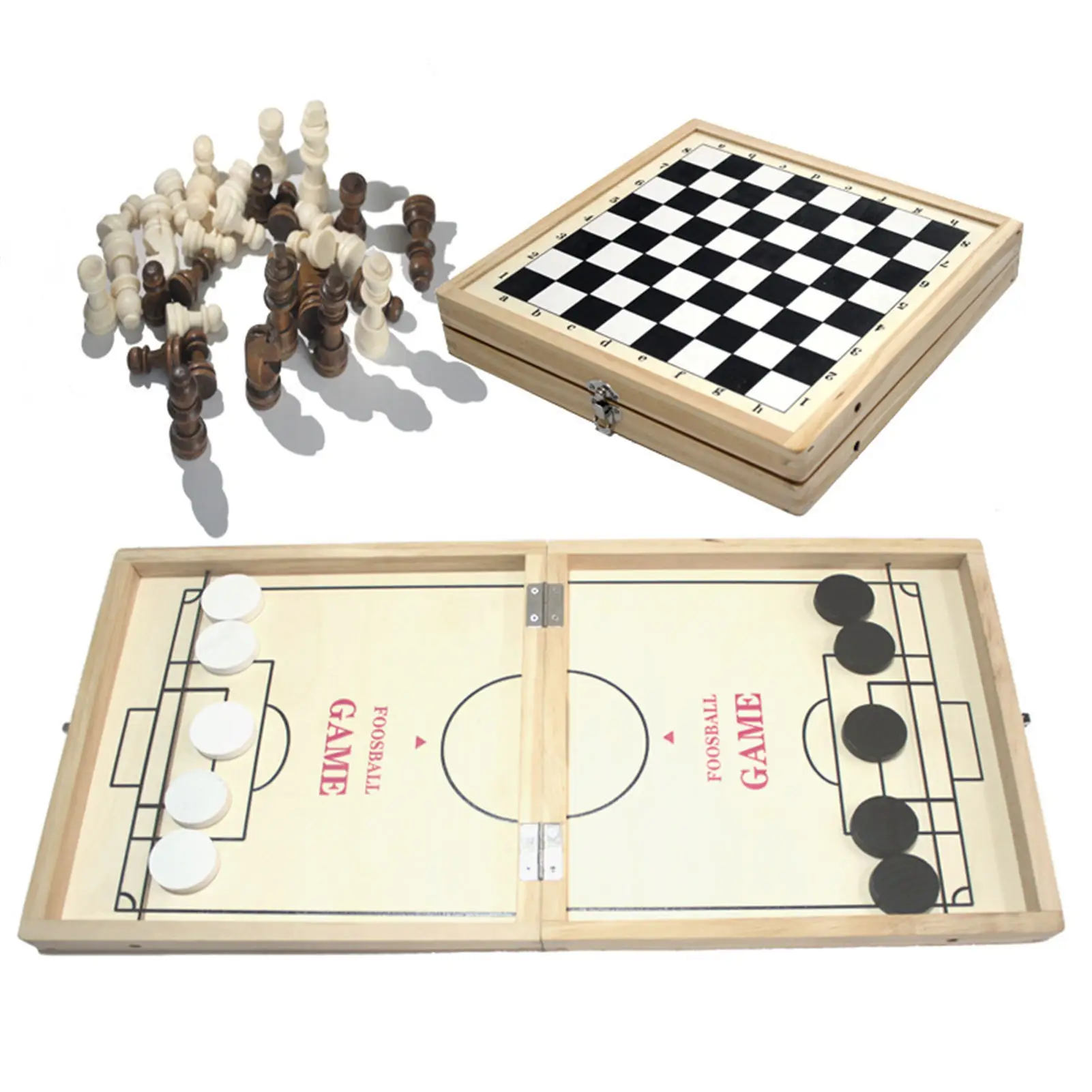 Chess Folding Pinches Desktop Interactive Battle Ejection ChessGames Toy 2 In 1 Board Interactive Toy