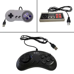 USB Plug NES wired handle controller PC/USB/nes computer game handle Retro handle USB SNES Controller SEGA USB