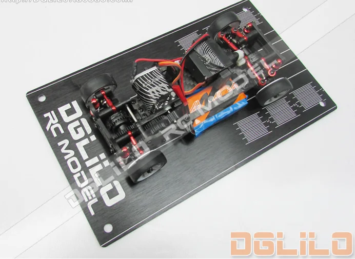 Toe Shunting Board Metal Setup Board 4 Wheel Positioning Measure Toe Angle RC 1:28 for MINI-Q MINI-Z  MINI-D  iw04 iw05 BZ  awd