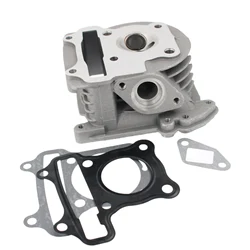 Wilebo GY6 49cc 50cc 139QMA 139QMB 39mm Cylinder Head with Gasket Set for Chinese Scooter Moped ATV (64mm Valves, EGR Type)