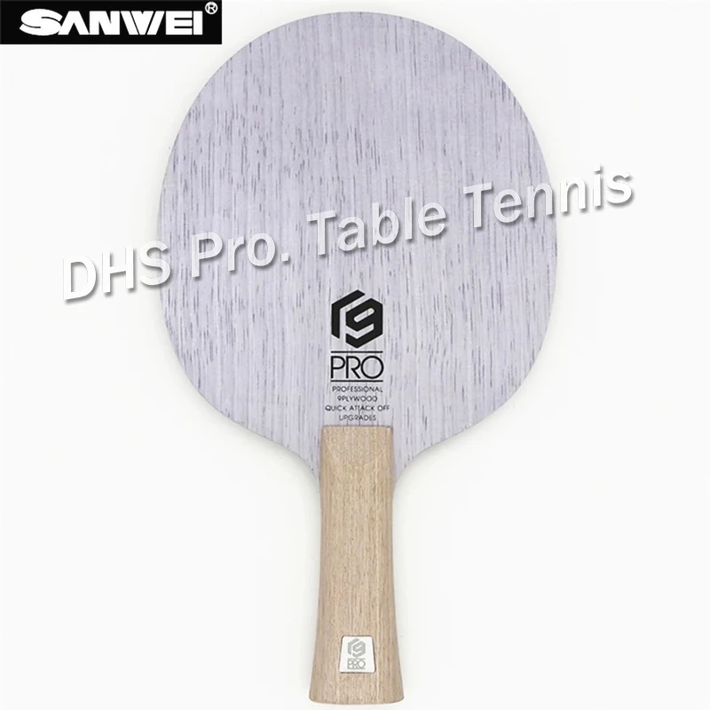 SANWEI Table Tennis Blade V9 PRO 9 ply pure wood All-around pips-long ping pong racket bat paddle