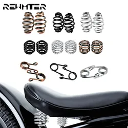 Motocicleta Solo Assento Mount Kit, Driver Springs, Bronze, Preto, Chrome, Fit para Harley, Bobber Chopper, Custom Sportster XL, Honda