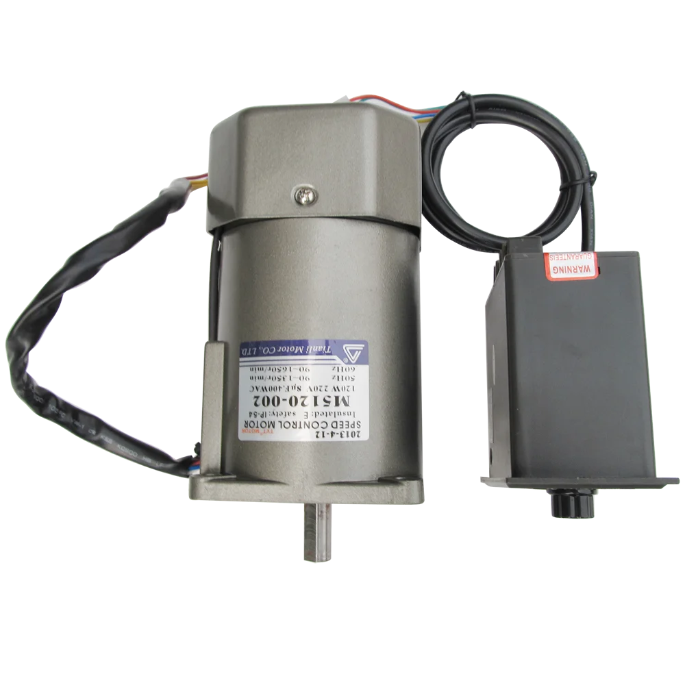 120W AC 110V 220V 50/60HZ high rpm high torque electric motor with speed controller CW CCW Variable for honey extractor 1350rpm