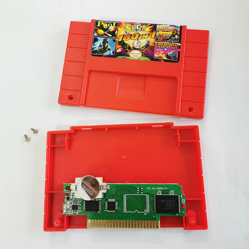 Super 180 in 1 Video Game For Snes Cartridge 16 BIT - NTSC US - Super NES - With Fast Shipping