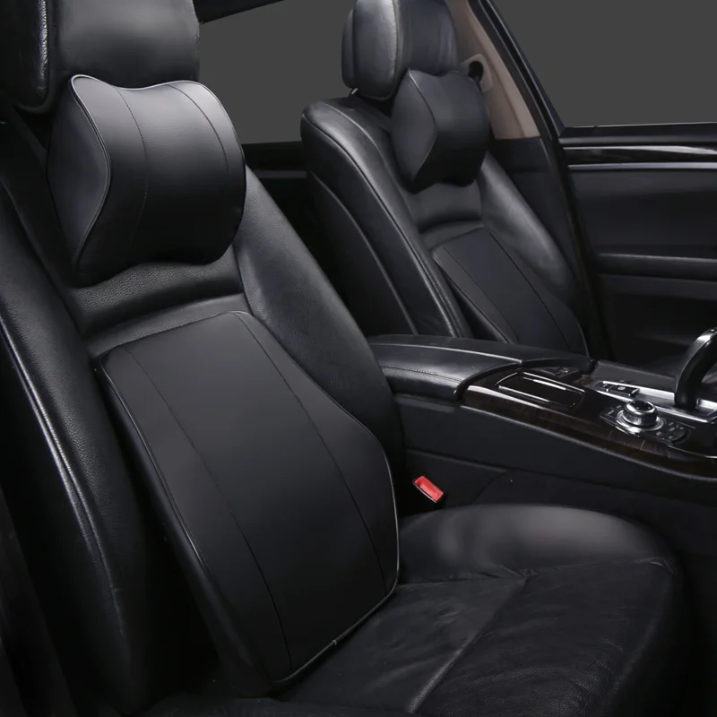 

Car Seat Headrest Pillow Auto Memory Foam Car Neck Pillow Seat Head Support Lumbar Support For Office Chair Cushion For Car Auto