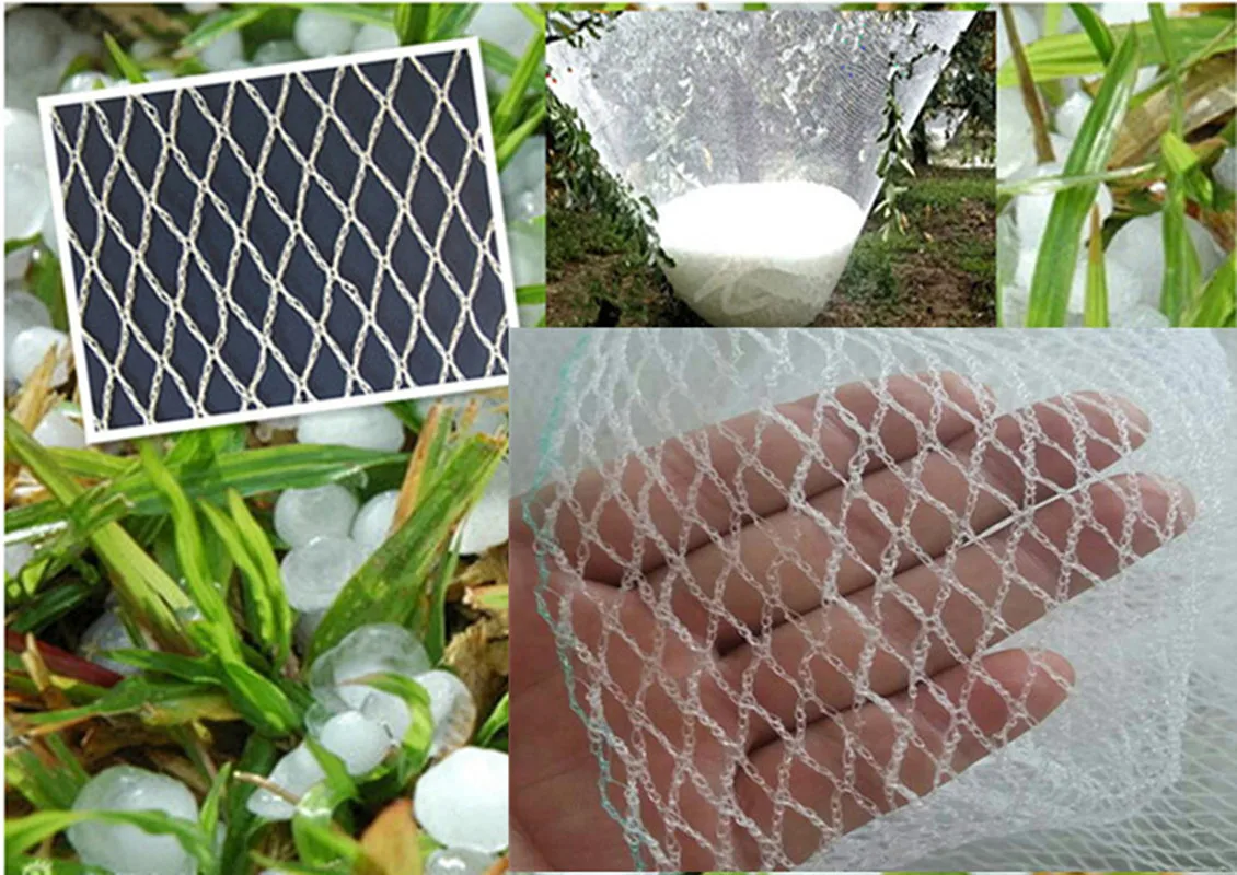 

Nylon Orchard Anti-Hail Netting, White Mesh Garden Netting, 8mm Net,Vegetable Garden Protect Netting