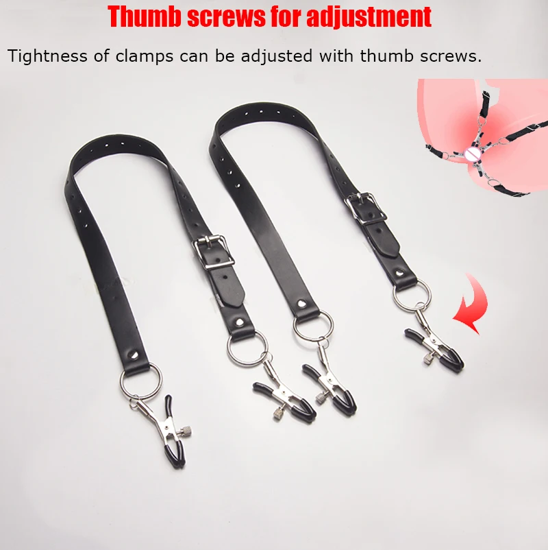 BDSM Labia Spreader/Clamps/Speculum/Clip/Stimulator Hands-Free ,Bondage Gear,Sex Toys For Women,Adult Games