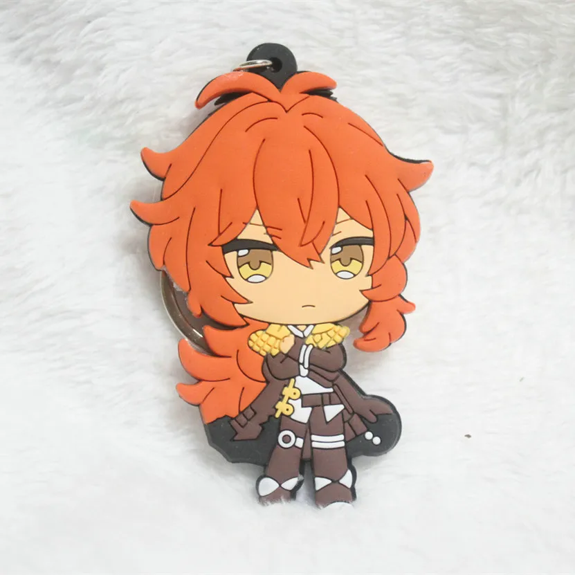 Game Impact  Key Chains PVC Keychain Cosplay Pendant Keyring Accessories Prop