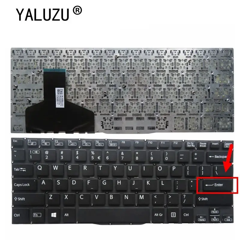 

YALUZU NEW US Laptop Keyboard FOR Sony 13 13N SVF13 SVF13A SVF13N SVF13N100C SVF13N17 SVF13N18 SVF13NA1QT SVF 13