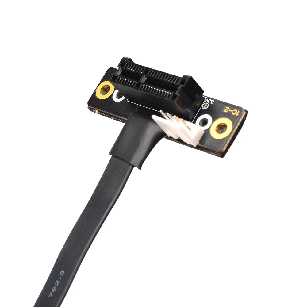 PCI-E NGFF M.2 A/E Key to PCIe 3.0 X1 Extension Extender Cable Angled PCI-Express Customized Lengths 5CM to 50CM
