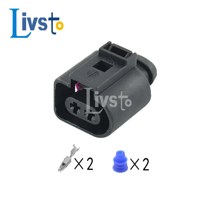 1 Set 2 3 4 5 6 6 8 10 Pin Way Automotive Ignition Coil Electrical Wire Connector Socke 3.5 MM Female Plug for A4 A6 VW Passat