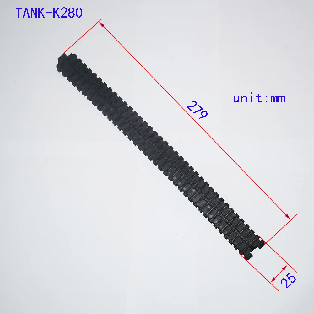 Tanque de borracha para brinquedo infantil, trilha para tanque, carro robô rc, navio, brinquedos, peças e acessórios, bebê, 2pcs