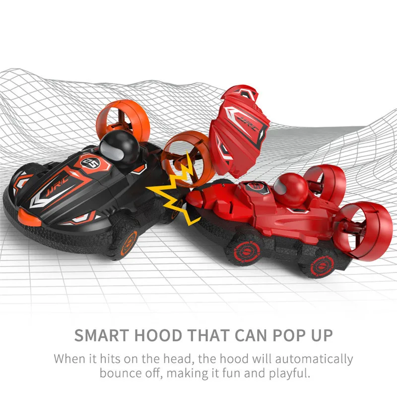 Coche multifunción de deriva de agua y tierra, 2,4G, Control remoto eléctrico, RC Hovercraft, conducción de tierra/agua, barco RC, coche de juguete, regalo para niño