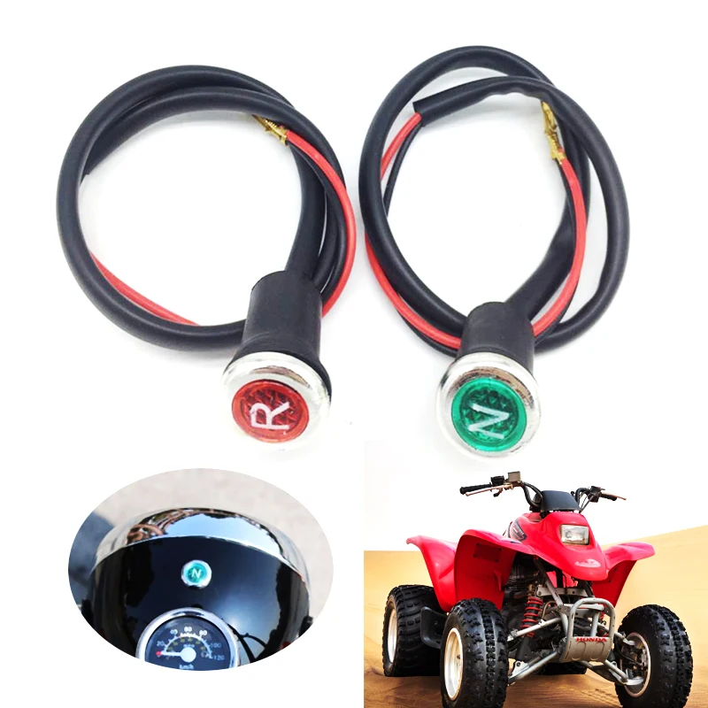 2 Pcs ATV Reverse & Neutral Light Indicator For 90/110/125/150/200/250/300cc ATV Quad Sunl/Taotao/Eagle/Loncin Etc DC 12V 2019