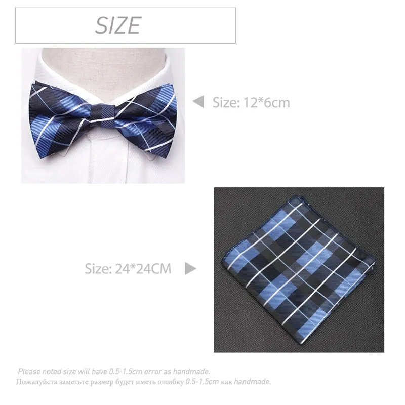 Men Bowtie Cravat Set Fashion Butterfly Party Wedding Ties Girls Business Jacquard Bow Tie Men Bowknot Wholesale Accessories