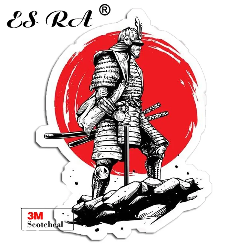 Japanese Samurai Stickers Sticker Laptop Decals Vinyl Pegatinas 3M Matt Waterproof for Car Window Wall Helmet Motor Bottle