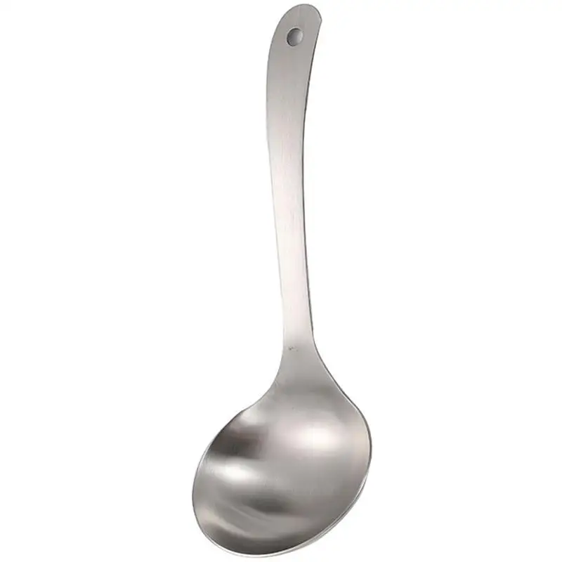 

Stainless Steel Rice Spoon Soup Spoon Serving Spoons Deepen Thicken Large Capacity Small Spoon Creative Cocina Accesorio