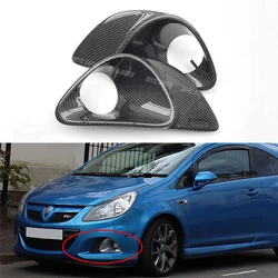 For Vauxhall Opel Corsa D VXR OPC Carbon Fog Light Covers