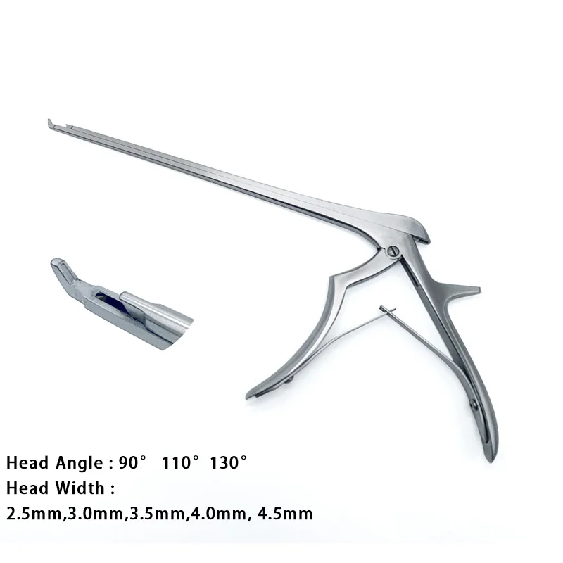 

1pcs Stainless Steel Orthopedics Kerrison Rongeur 90/110/130 Degree Surgery Tool Veterinary Orthopedics Instrument 220mm
